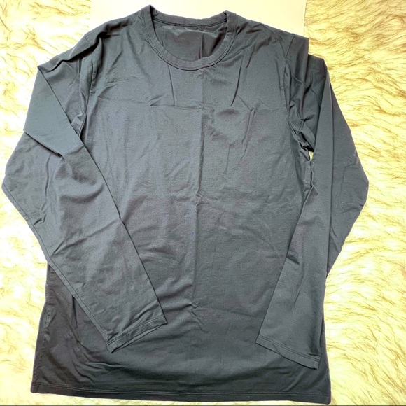 Lululemon Navy Basic Long Sleeve Tee Size S - Picture 2 of 6